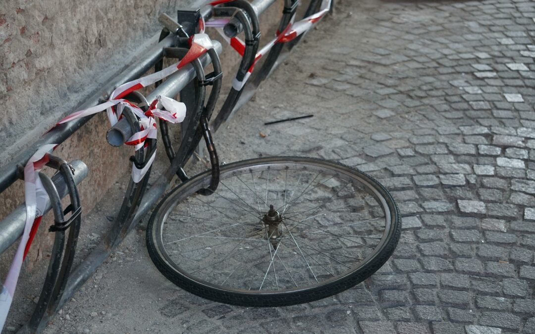 Fahrrad Diebstahl Überreste